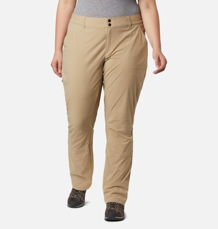 Columbia Saturday Trail Stretch Bukse Dame Khaki | Plus Size 16875S